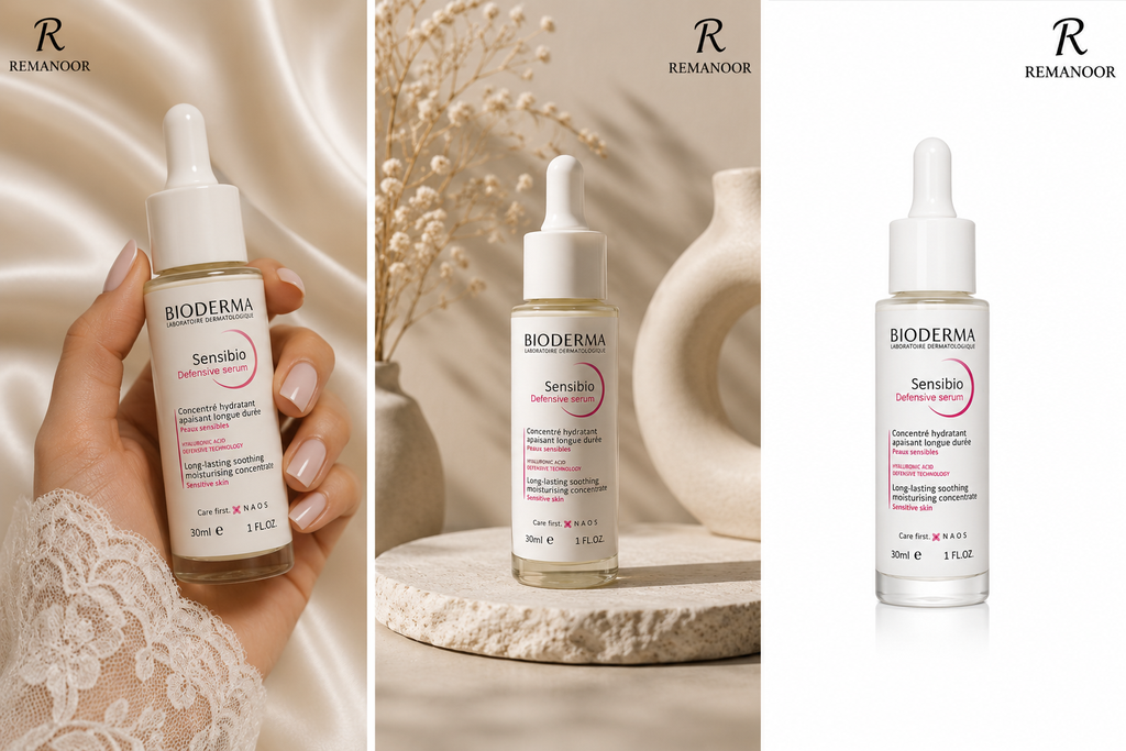 سيروم بيوديرما سينسيبيو ديفينسيف (Bioderma Sensibio Defensive Serum)، وهو سيروم مهدئ ومرطب مصمم خصيصاً للبشرة الحساسة والمتحسسة